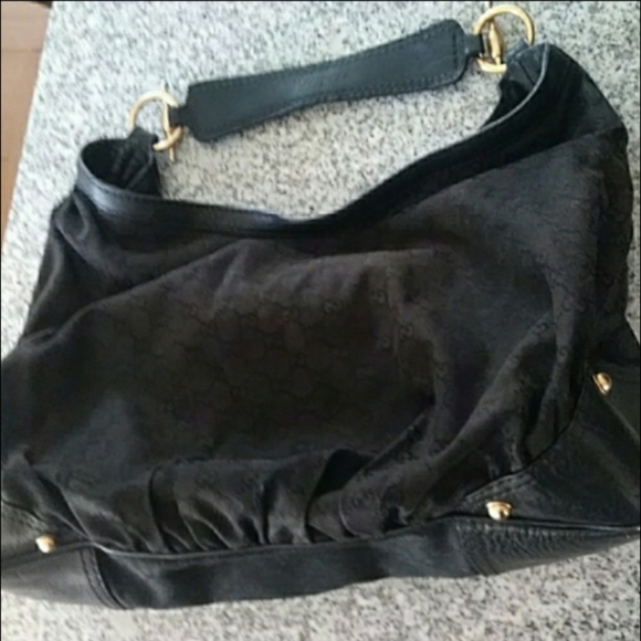 💯Auth Gucci Jockey hobo bag. - Picture 1 of 16